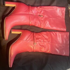 Elegant Red Women's Boots